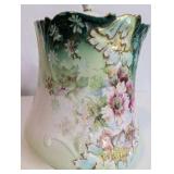 Vintage RS Germany hand-painted jam pot