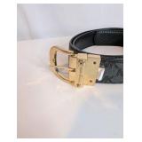 Michael Kors leather reversible belt, Black 44"