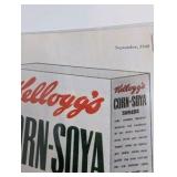 Collection of vintage early 1900s paper advertisements|Kellogs,Ritz,Diamond Walnuts,Gold Medal Flour