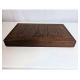 Vintage California redwood souvenir box