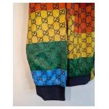 Multicolor GG Jersey Jacket, Size 2XL