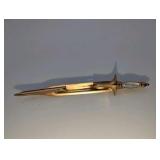 High End Vintage Tie Bar and Cufflink Collection| Correct Gold Plated, Balfour 12K Gold Filled, Swank Mother of Pearl, Navajo sterling silver and turquoise