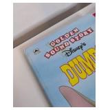 2 Vintage Golden Sound Story Books, Works, New Batteries|Disney Dumbo, Wizard of Oz