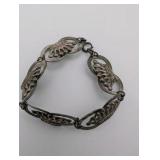 Vintage Sterling Silver bracelet, crown