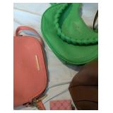 Purse/Handbag Reseller Lot of 9, Bentley, Steve Madden, Rebecca Minkoff, Cole Haan, Banana Republic