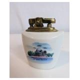 Vintage Washington DC ceramic table lighter
