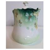 Vintage RS Germany hand-painted jam pot