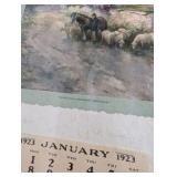 1923 Vintage Calendar, Home—Our Greatest Heritage Artwork