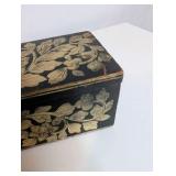 Vintage Wooden Trinket Box, Made in India