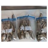 ~200 piece Vintage Silver Plate Silverware Lot| Rogers, Royal Saxon, International Silver, Oneida