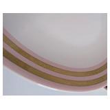 5 Pink with Gold Rim Fishs Eddy,West Elm collab Plates