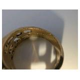 Vintage 14k Gold Electroplated Tigers Eye Men