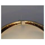 Vintage Avon set, 925 sterling silver bangle and matching hoop earrings