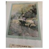 1923 Vintage Calendar, Home—Our Greatest Heritage Artwork
