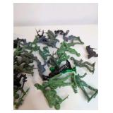 Vintage Plastic Toy Soldiers and Tanks, Hong Kong