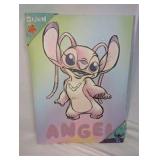 Disney Stitch & Angel Canvas Wall Art and Blanket Set