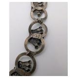 Vintage Sterling Silver bracelet, crown