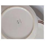 5 Pink with Gold Rim Fishs Eddy,West Elm collab Plates