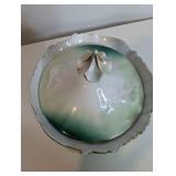 Vintage RS Germany hand-painted jam pot