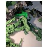 Vintage Plastic Toy Soldiers and Tanks, Hong Kong
