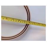 5 Pink with Gold Rim Fishs Eddy,West Elm collab Plates