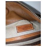 Vintage brown suede Dooney & Bourke hobo bag