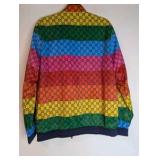 Multicolor GG Jersey Jacket, Size 2XL