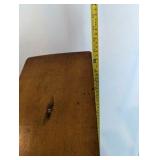 Victorian-era George J. Flanagan dictionary/bible stand|adjustable cast iron,oak panels