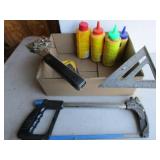 Tools: Saw, Hammer, Square