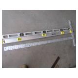 Aluminum T-Square & Levels