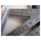 Speed Square, Hack Saw, Grease Gun