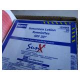 Sunscreen Towelettes, Ear Plugs