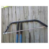 Yard Tools: Post Hole Digger, Pry Bar
