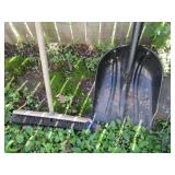 Yard Tools: Rake, Shovels, Broom