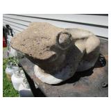 Frog Planter, Solid Cement