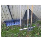 Hand Tools: Squeegee, Rake, Shovel