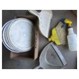 Broom Head, Lids, Spray Bottle