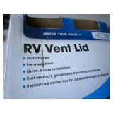 RV Vent Lid, Steering Wheel Cover
