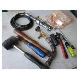 SnapOn Ratchet, Mallet, File