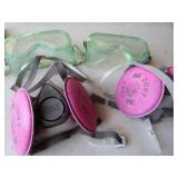 Respirator, Safety Googles