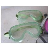 Respirator, Safety Googles
