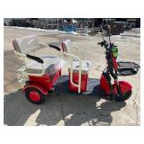 2026 SDLANCH Electric Tricycle Mini Golf Cart (IRGC40) - Red