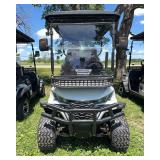 SDLANCH Electric Golf Cart, 4 Person (SDLC80) - White  **cracked windshield