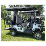 SDLANCH Electric Golf Cart, 4 Person (SDLC80) - White