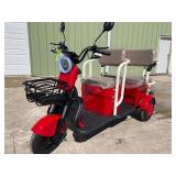 2026 SDLANCH Electric Tricycle Mini Golf Cart (IRGC40) - Red, MGC40