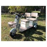 2026 SDLANCH Electric Tricycle Mini Golf Cart (IRGC40) - Light Gray, MGC40