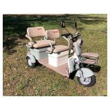 2026 SDLANCH Electric Tricycle Mini Golf Cart (IRGC40) - Light Gray, MGC40