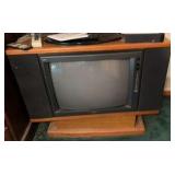 vintage admiral box tv and stereo combo