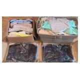 embroidery clothing lot stored outside see pictures