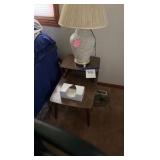 Two vintage side tables, contents not included.